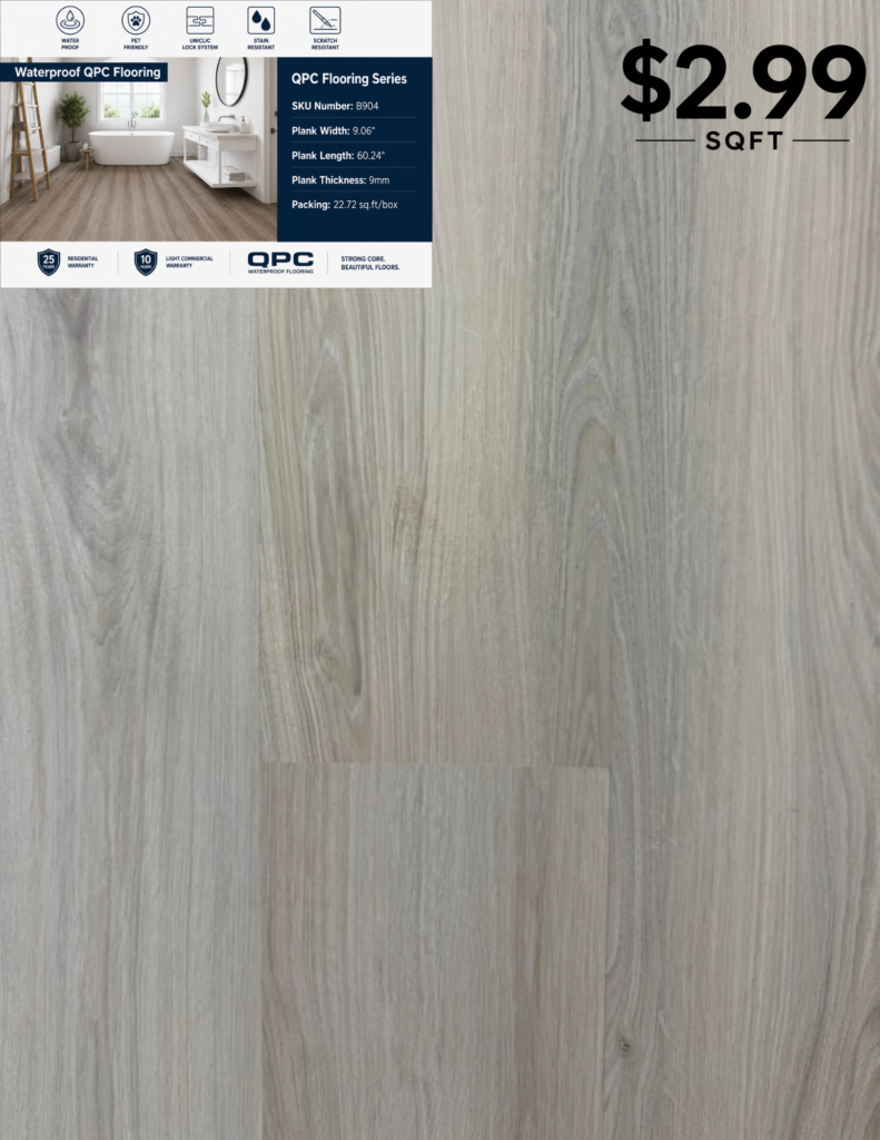 B904 9 MM premium SPC flooring color sample