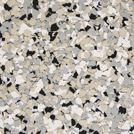 Cabin Fever decorative vinyl flake color sample