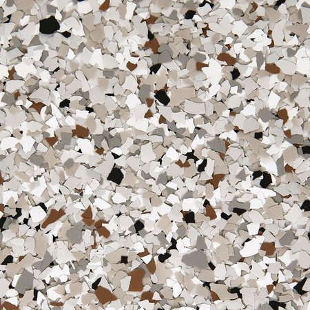 Coyote decorative vinyl flake color sample