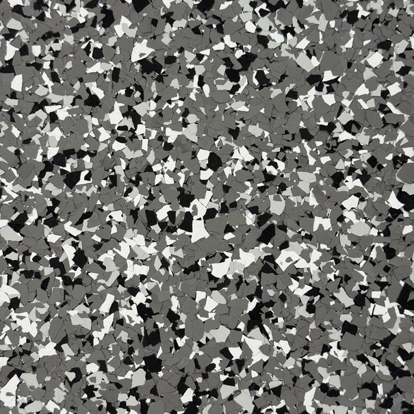 Wombat decorative vinyl flake color sample